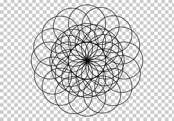 Sacred Geometry Torus Circle PNG, Clipart, Area, Black And White, Circle, Education Science, Encapsulated Postscript Free PNG Download