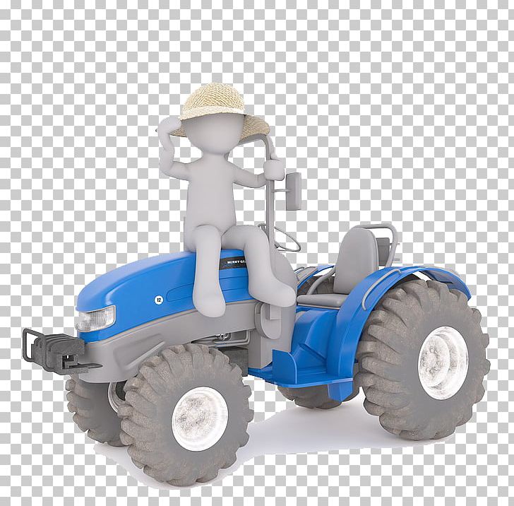 Tractor 3D Computer Graphics Agriculture Farm PNG, Clipart, Agricultural Machinery, Argo Spa, Blue, Blue Car, Car Free PNG Download