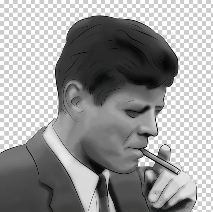 JFK And The Vietnam War John F. Kennedy Cigar PNG, Clipart, Agario, Art, Black And White, Chin, Cigar Free PNG Download