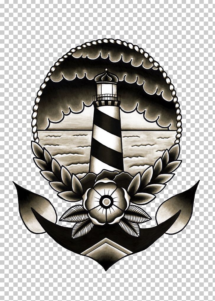 Old School (tattoo) Flash Sailor Tattoos Lighthouse PNG, Clipart, Anchor, Art, Blackandgray, Color, Coloring Book Free PNG Download