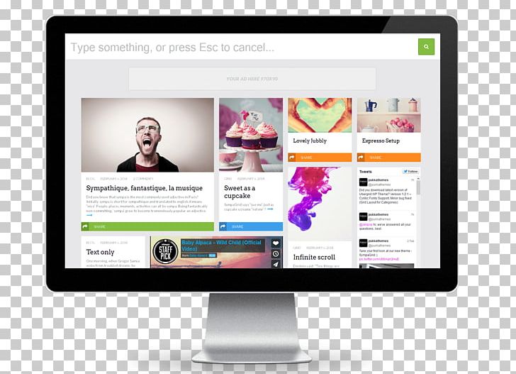 Responsive Web Design Grid WordPress Blog PNG, Clipart, Blog, Brand, Computer Monitor, Digital Journalism, Display Advertising Free PNG Download