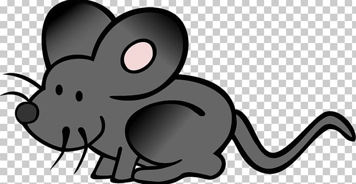 cute mouse clipart black and white