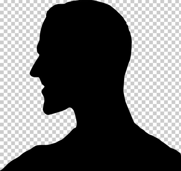 Silhouette Person PNG, Clipart, Black And White, Drawing, Face, Forehead, Head Free PNG Download