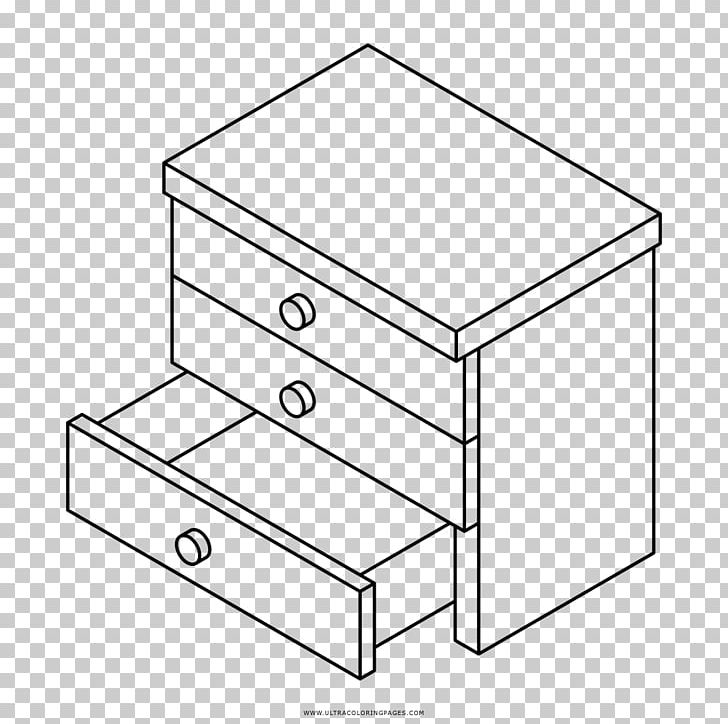 Coloring Book Drawing Bedside Tables PNG, Clipart, Angle, Area, Bedside Tables, Black And White, Cabinetry Free PNG Download