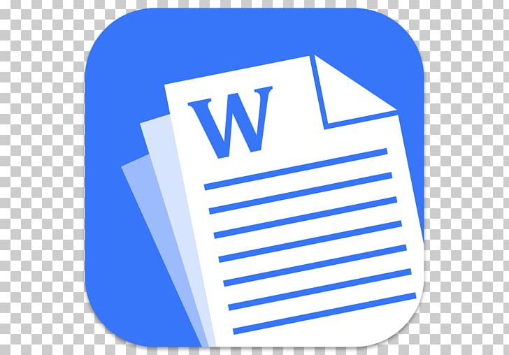 Word Processor Document Microsoft Word Writing PNG, Clipart, Angle, Area, Blue, Brand, Business Free PNG Download