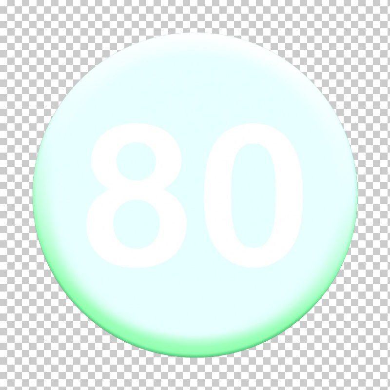 Eighty Icon Numbers Icon PNG, Clipart, Green, Meter, Numbers Icon, Symbol Free PNG Download
