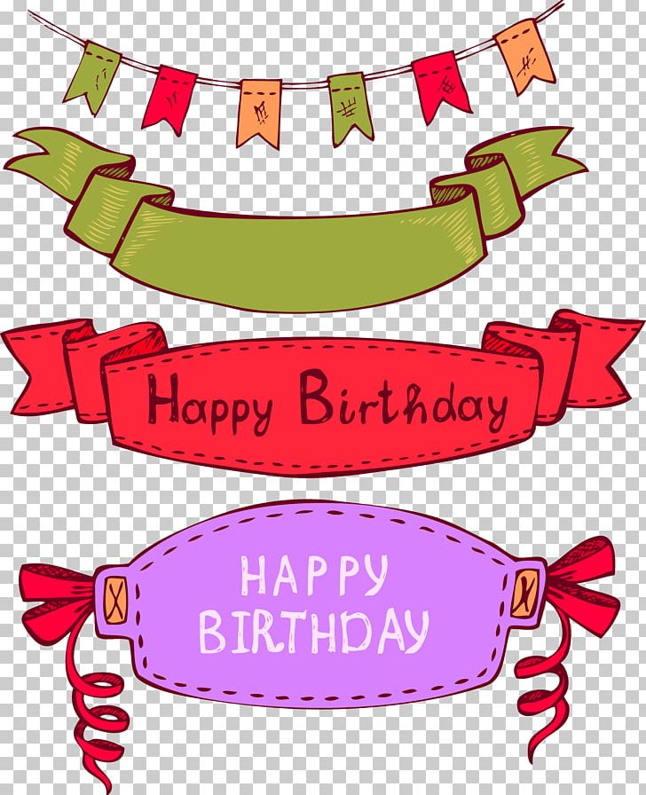 Happy Birthday Material Label Bunting PNG, Clipart, Artwork, Banner, Birthday, Birthday Background, Birthday Card Free PNG Download