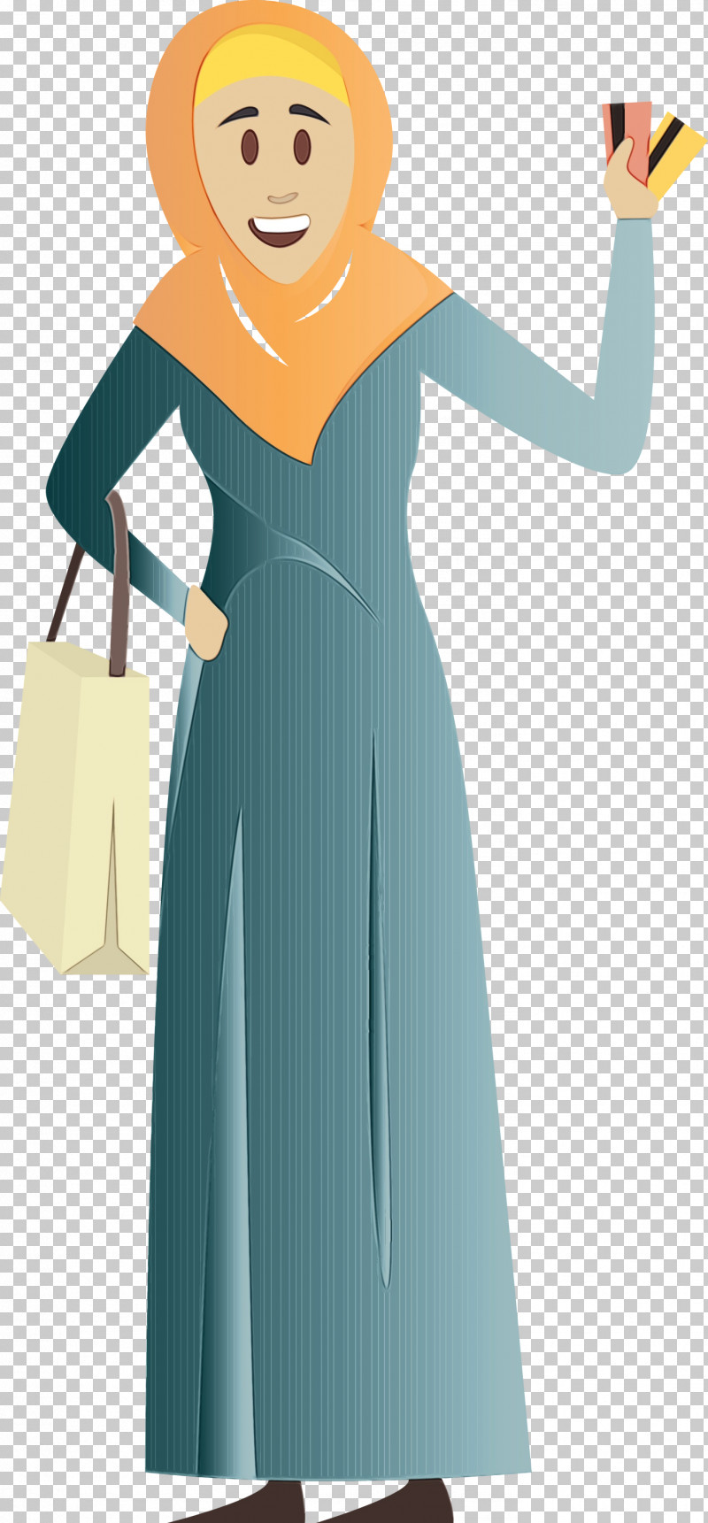 Clothing Dress Turquoise Blue Teal PNG, Clipart, Abaya, Aline, Aqua, Arabic Girl, Arabic Woman Free PNG Download