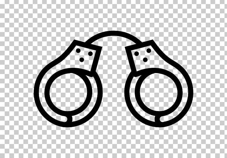 Handcuffs Computer Icons Criminal Law Crime PNG, Clipart, Area, Black And White, Body Jewelry, Circle, Computer Icons Free PNG Download