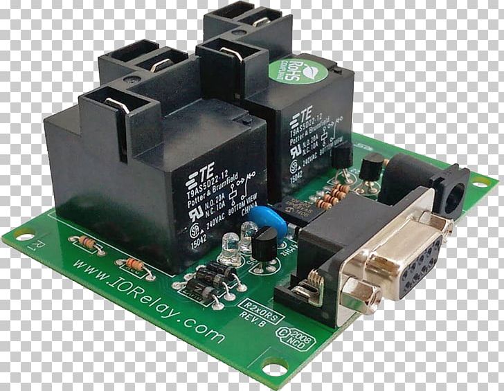 Microcontroller Relay RS-232 Serial Port Electrical Switches PNG, Clipart, Circuit Component, Command, Computer, Controller, Electrical Switches Free PNG Download