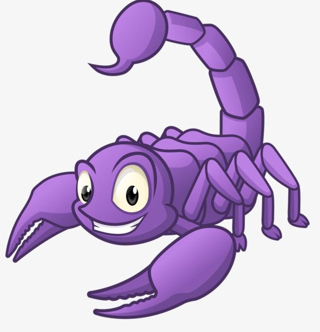 Purple Scorpion PNG, Clipart, Animation, Hand, Hand Painted, Painted, Purple Free PNG Download