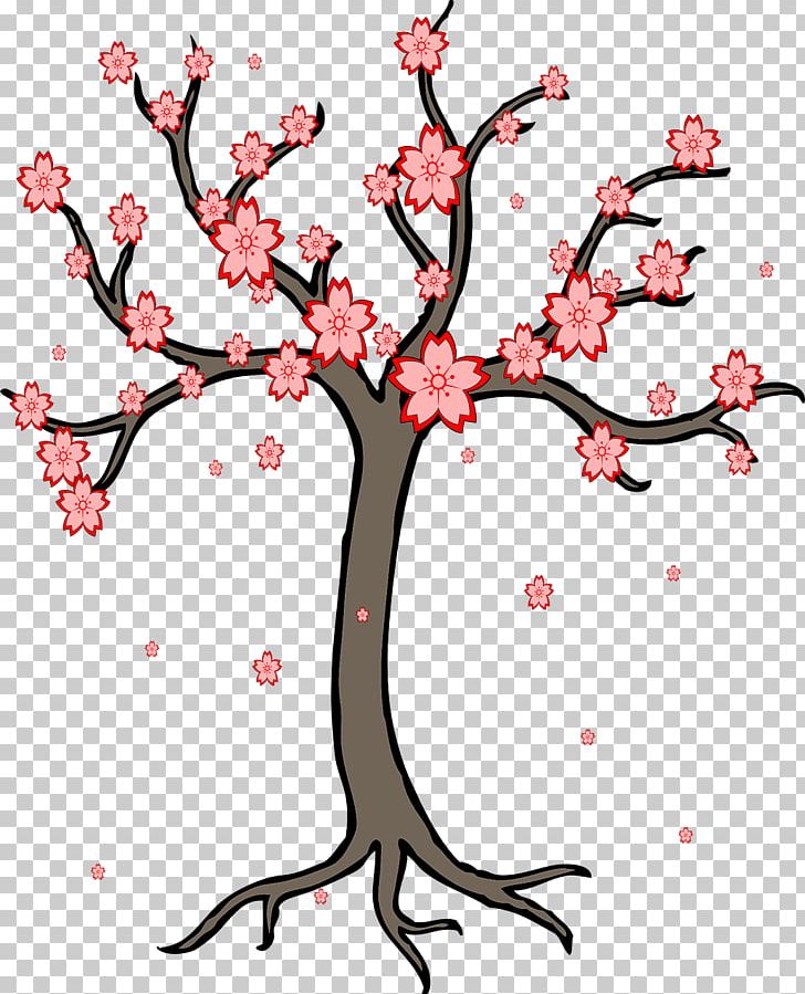 Tree Trunk PNG, Clipart, Art, Blossom, Branch, Cherry Blossom, Drawing Free PNG Download