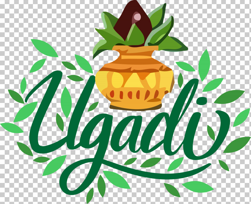 Ugadi Yugadi Hindu New Year PNG, Clipart, Hindu New Year, Leaf, Logo, Plant, Ugadi Free PNG Download
