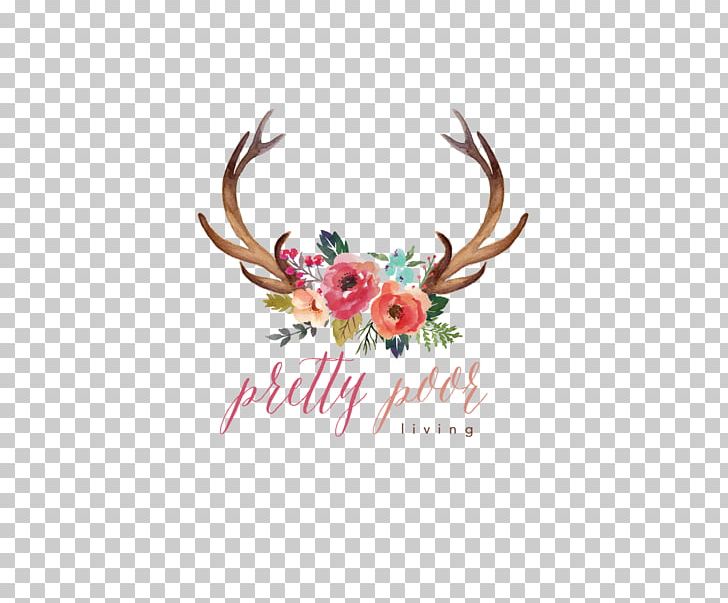 Deer Antler Watercolor Painting Flower PNG, Clipart, Animals, Antler, Art, Clip Art, Cute Free PNG Download