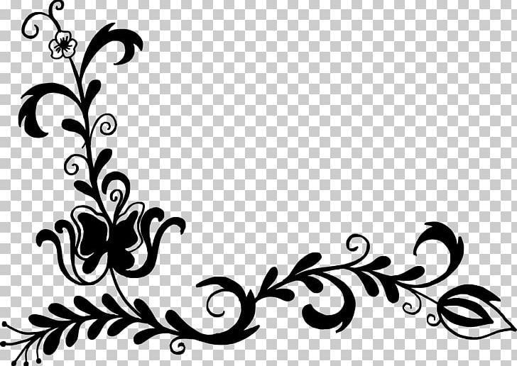 Flower Floral Design PNG, Clipart, Art, Black, Black And White, Branch, Butterfly Free PNG Download