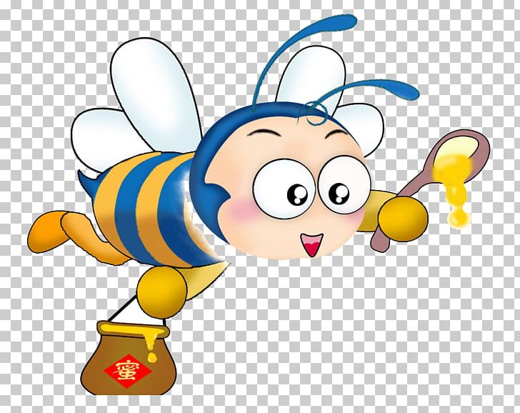 Insect Apidae Honey Bee Nectar Cartoon PNG, Clipart, Bee Honey, Cartoon, Child, Cute Bee, Cuteness Free PNG Download