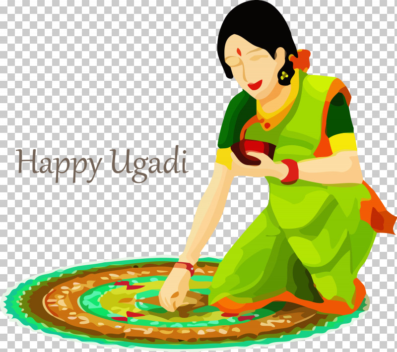Ugadi Yugadi Hindu New Year PNG, Clipart, Animation, Games, Green, Hindu New Year, Play Free PNG Download