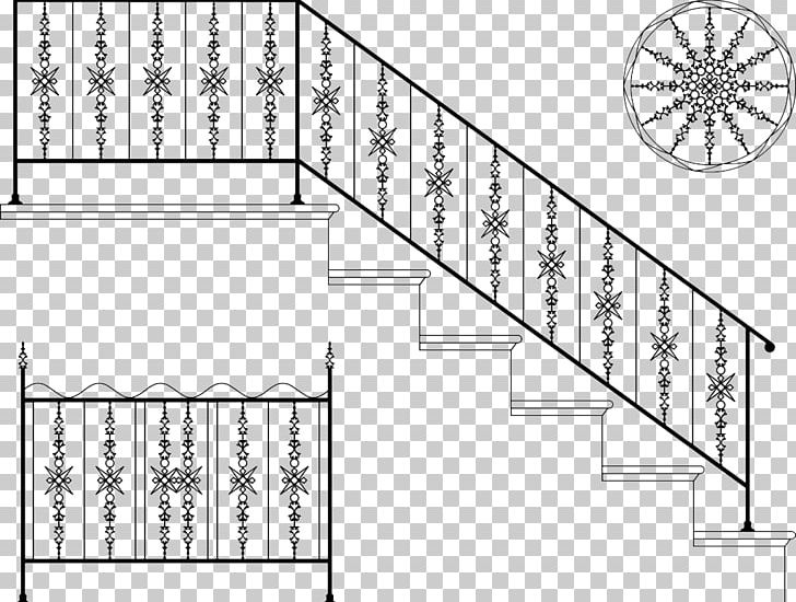 Handrail Stairs Wrought Iron PNG, Clipart, Angle, Black, Cast Iron, Clock, Creative Free PNG Download