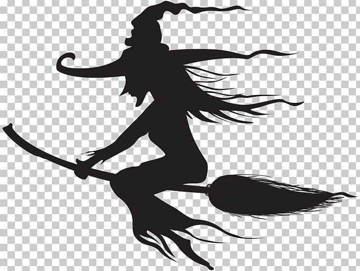 Witchcraft Halloween Silhouette PNG, Clipart, Art, Black And White ...