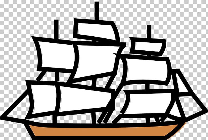 Open Sailing Ship Sailboat PNG, Clipart, Artwork, Black And White, Caravel, Desktop Wallpaper, Download Free PNG Download