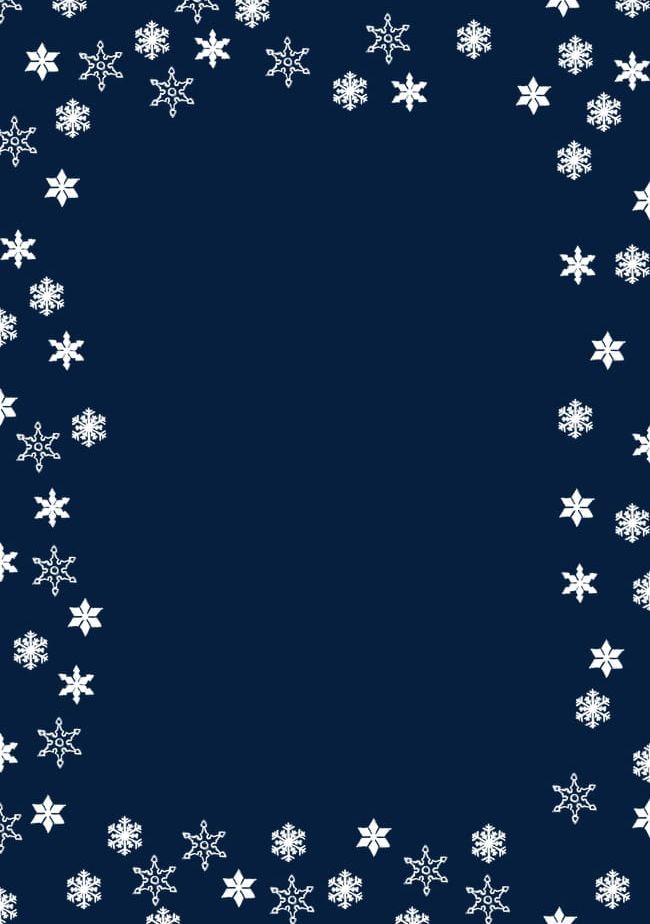 Snowflake Border PNG, Clipart, Border Clipart, Christmas, Concise, Fresh, Small Free PNG Download