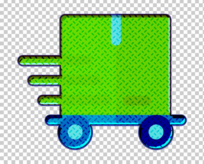 Delivery Icon Trolley Icon PNG, Clipart, Delivery Icon, Geometry, Green, Line, Mathematics Free PNG Download