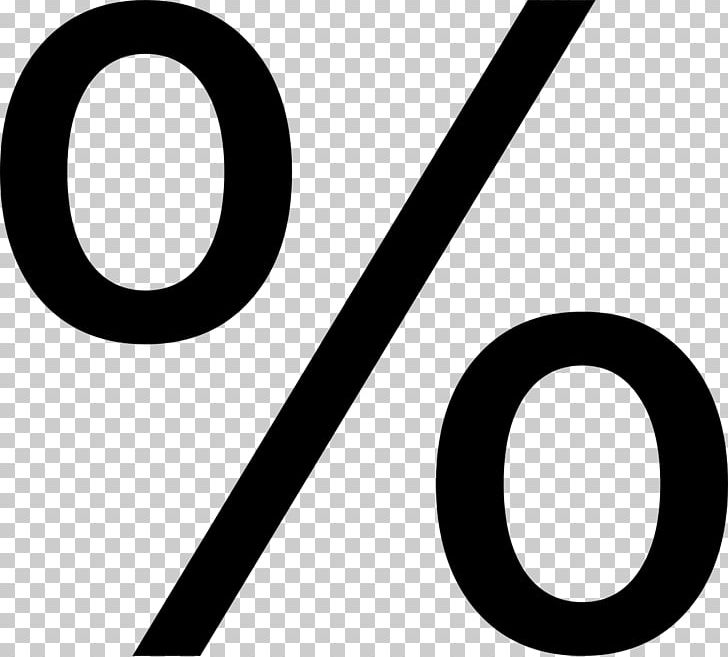 Percent Sign Percentage Relative Change Symbol PNG, Clipart, Area, At Sign, Black And White, Brand, Circle Free PNG Download