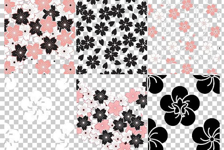 Cherry Blossom Flower Pattern PNG, Clipart, Adobe Illustrator, Blossom, Blossoms, Cherry, Cherry Blossoms Free PNG Download