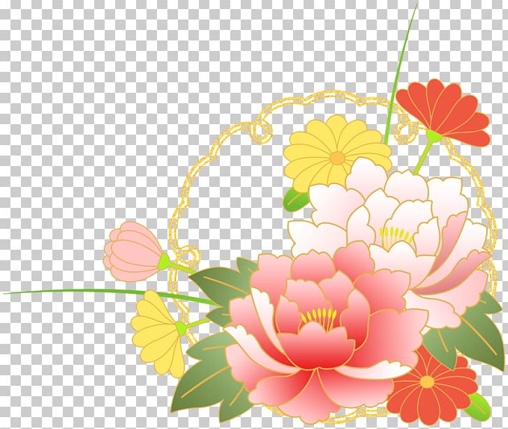 Floral Design Illustration Flower Bouquet New Year Card PNG, Clipart, Art, Bon Festival, Cut Flowers, Dahlia, Dog Free PNG Download