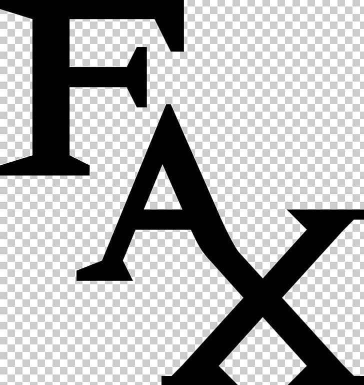 Fax Computer Icons PNG, Clipart, Angle, Area, Black, Black And White, Brand Free PNG Download