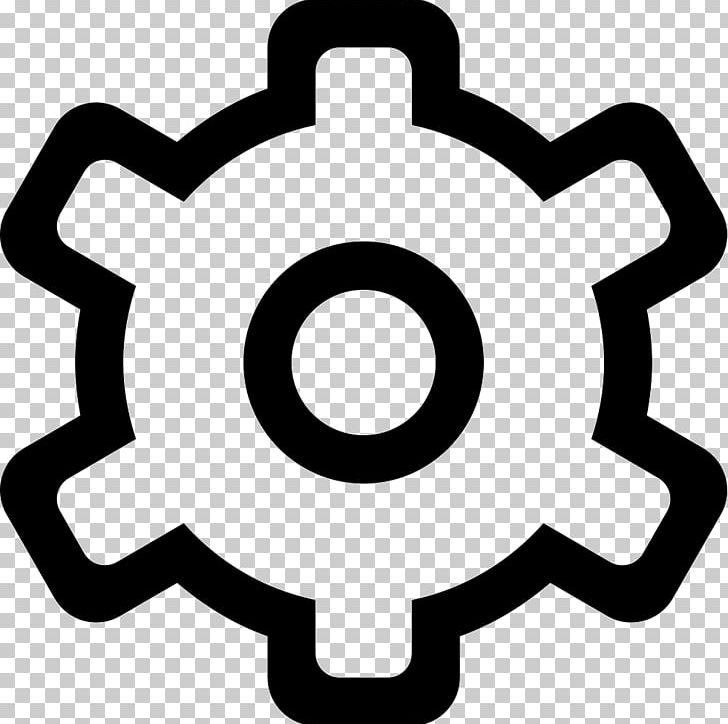 Gear Computer Icons PNG, Clipart, Area, Black And White, Circle, Computer Icons, Encapsulated Postscript Free PNG Download