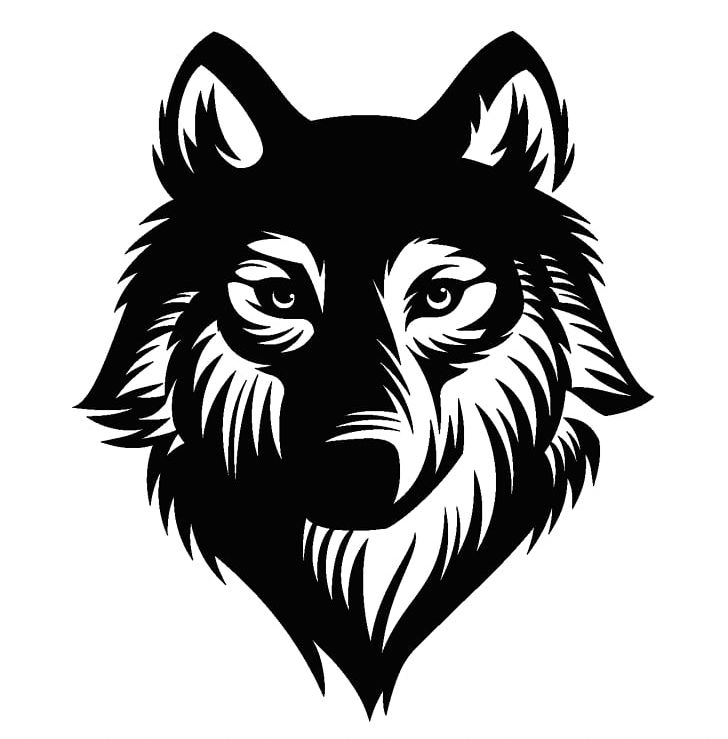 Dog Coyote PNG, Clipart, Animals, Big Cats, Black, Black And White, Carnivoran Free PNG Download
