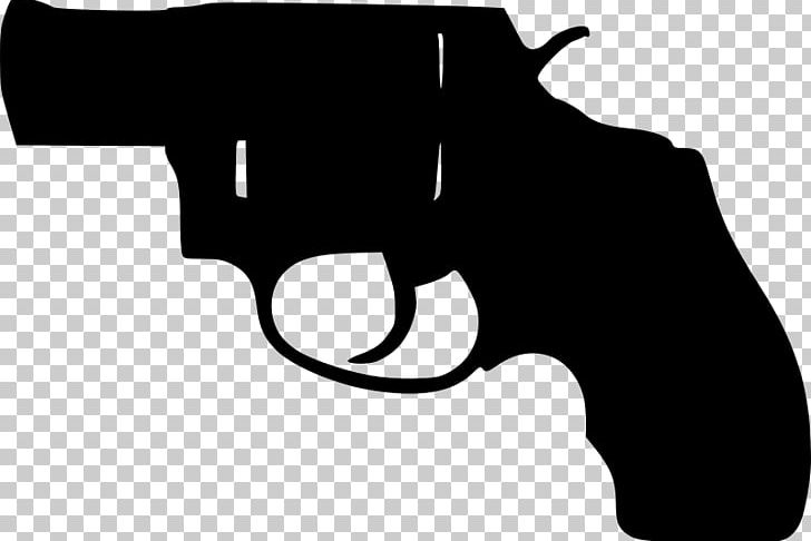 Firearm Revolver Pistol Metallic Silhouette Shooting PNG, Clipart, 22 Long Rifle, Animals, Black, Black And White, Bullet Free PNG Download