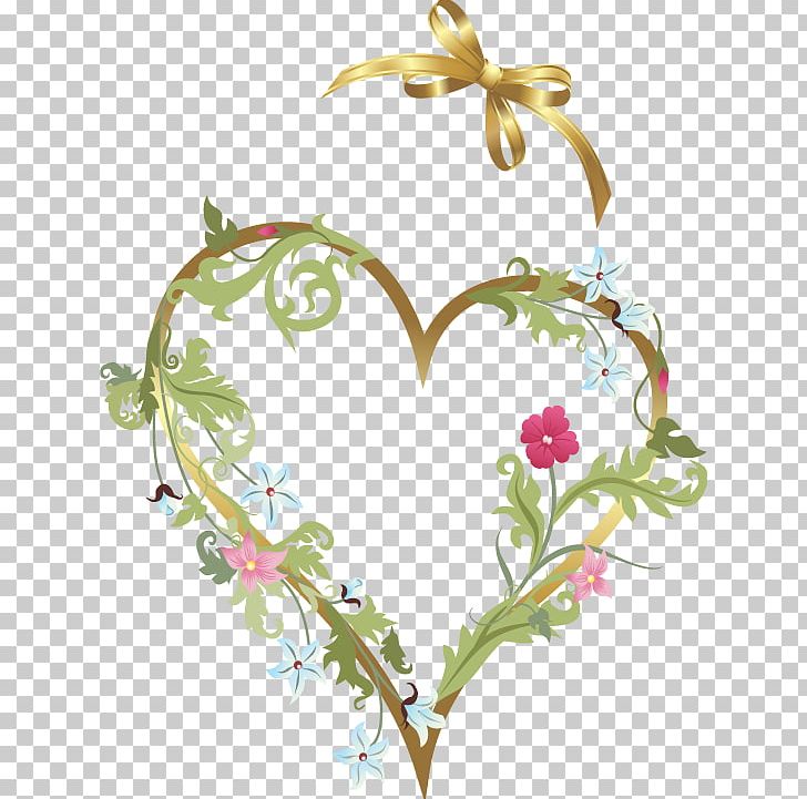 Flower Heart Valentine's Day PNG, Clipart, Bow, Branch, Decoration, Flora, Floral Design Free PNG Download