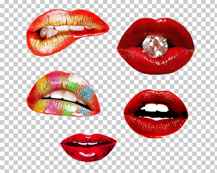 T-shirt Lip Kiss Woman Color PNG, Clipart, Arm, Black, Cartoon Lips, Closeup, Color Free PNG Download