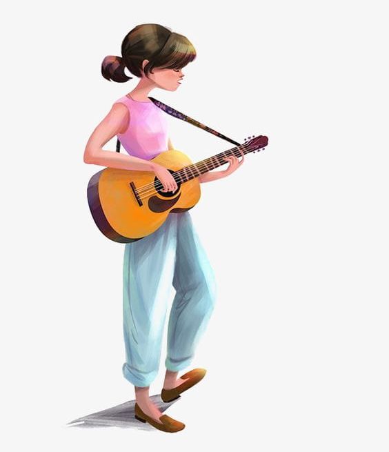 Play The Guitar PNG, Clipart, Art, Art Illustration, Artist, Arts And Entertainment, Girl Free PNG Download