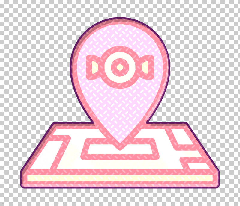 Maps And Location Icon Candies Icon Location Icon PNG, Clipart, Candies Icon, Location Icon, Logo, Maps And Location Icon, Pink Free PNG Download