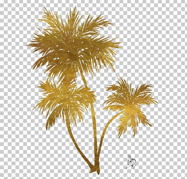 Asian Palmyra Palm Arecaceae Gold Painting Art PNG, Clipart, Arecaceae, Arecales, Art, Art Museum, Asian Palmyra Palm Free PNG Download