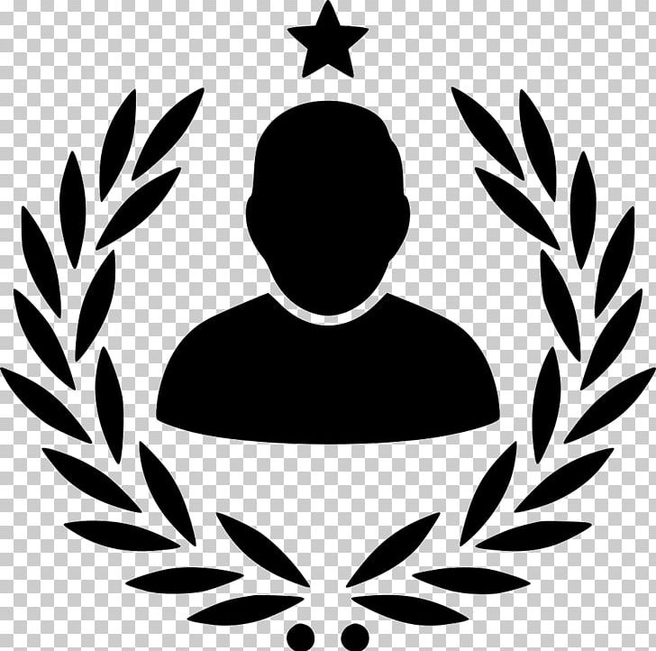 Computer Icons Award Laurel Wreath PNG, Clipart, Artwork, Award, Black, Black And White, Branch Free PNG Download