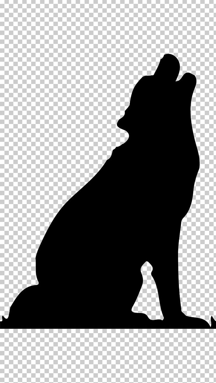 Gray Wolf Silhouette Black Wolf PNG, Clipart, Animals, Black, Black And White, Black Wolf, Carnivoran Free PNG Download