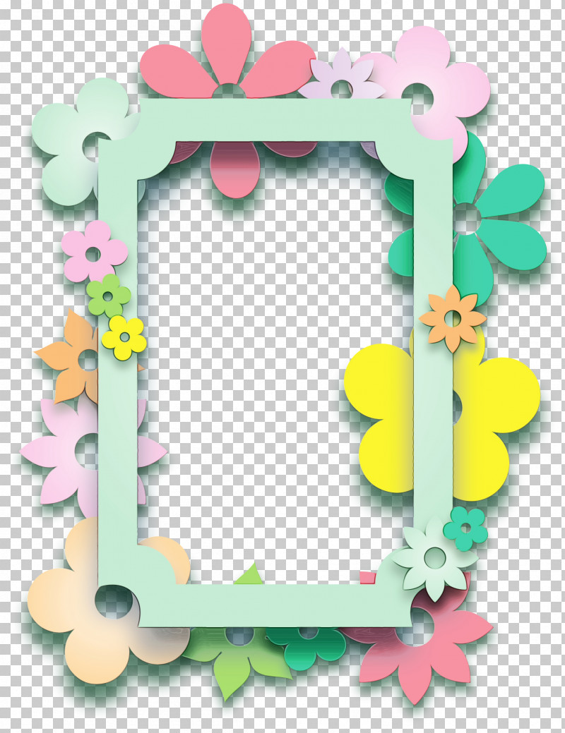 Picture Frame PNG, Clipart, 2021 Spring Frame, Floral Design, Green, Happy Spring, Meter Free PNG Download