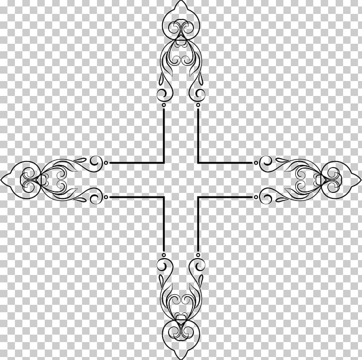 Cross PNG, Clipart, Black And White, Body Jewelry, Computer Icons, Cross, Crucifix Free PNG Download