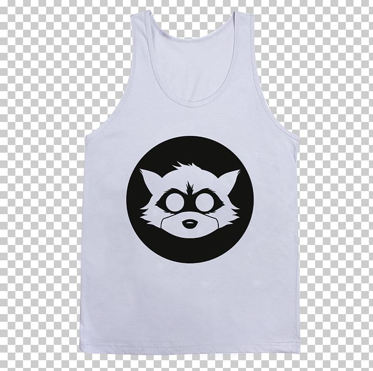 Raccoon T-shirt Logo YouTube Giant Panda PNG, Clipart, Active Tank, Animals, Black, Brand, Clothing Free PNG Download
