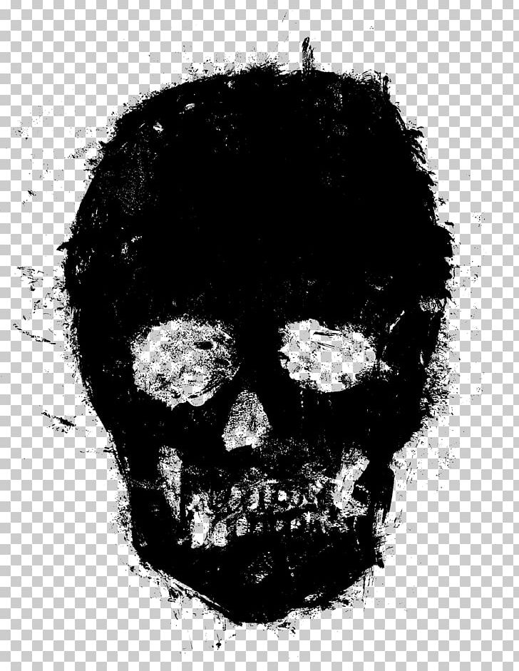 Skull Desktop PNG, Clipart, Art, Beard, Bitmap, Black And White, Bone Free PNG Download