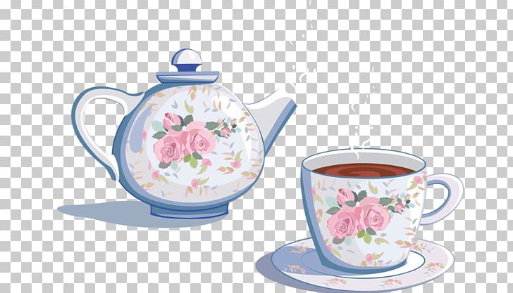 teacup kettle clipart