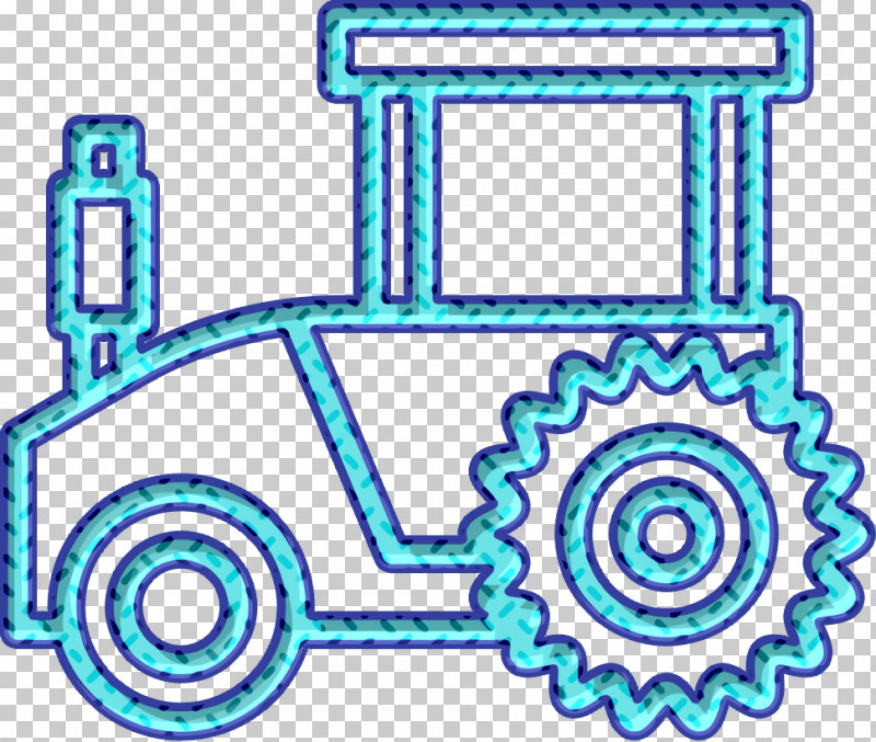 Tractor Icon Agriculture And Farmer Icon PNG, Clipart, Geometry, Line, Mathematics, Meter, Number Free PNG Download