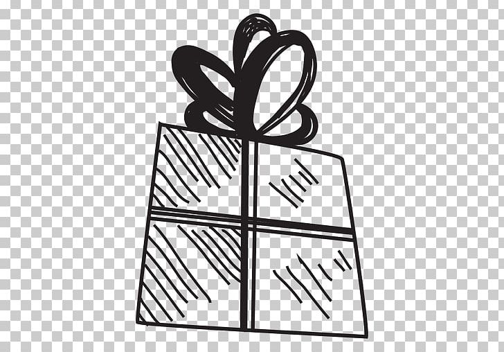 Gift Drawing Computer Icons PNG, Clipart, Angle, Area, Black And White, Box, Christmas Free PNG Download