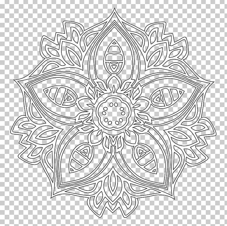 Nature Mandalas Coloring Book Child Color Stress PNG, Clipart, Adult, Art Therapy, Artwork, Black And White, Book Free PNG Download