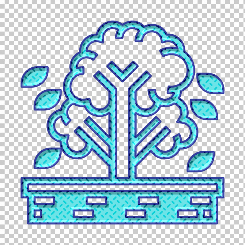 Architecture Icon Park Icon Tree Icon PNG, Clipart, Architecture Icon, Electric Blue, Park Icon, Tree Icon, Turquoise Free PNG Download