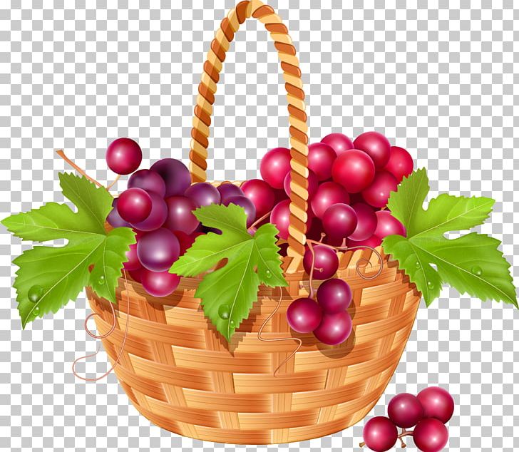 Common Grape Vine Fruit Basket PNG, Clipart, Basket, Berri, Berry, Common Grape Vine, Cranberry Free PNG Download